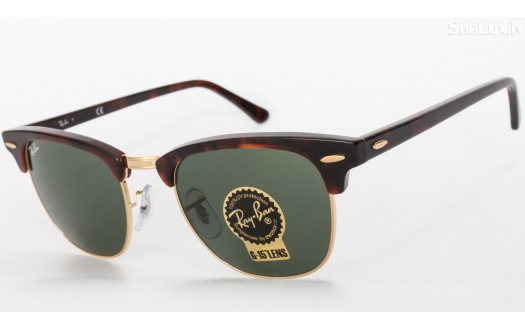 Ray-Ban Clubmaster Classic (RB3016 W0366 49mm) saules brilles